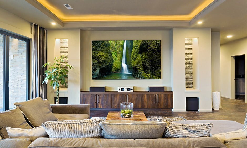 Combining Indoor Plants in Your Home Movie Theater