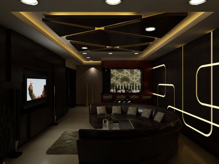 Creative Interior Ceiling Design for Your Home Movie Theater