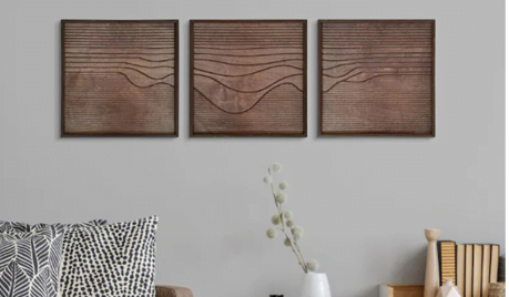 Geometric Modern Wooden Art