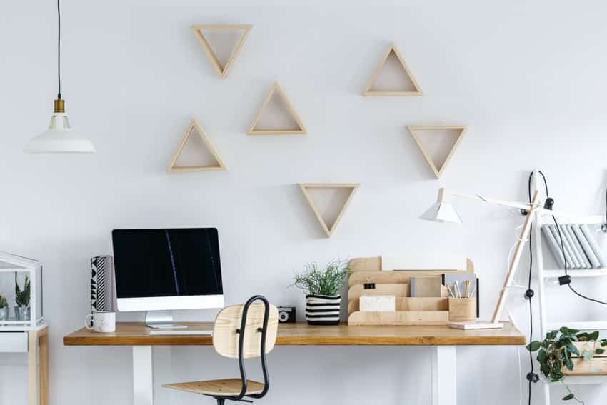 Include Geometric Frames on Your Office Wall