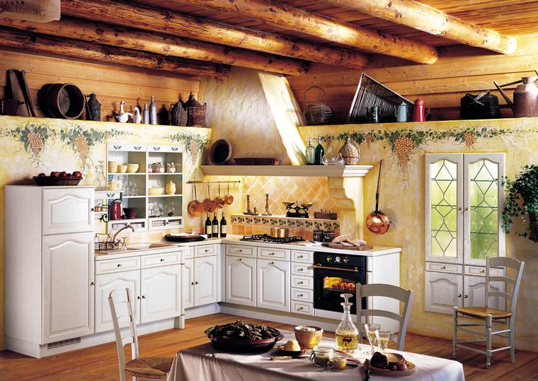 Retro French Country Kitchen