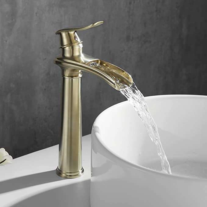 Single Handle Waterfall Vessel Faucet