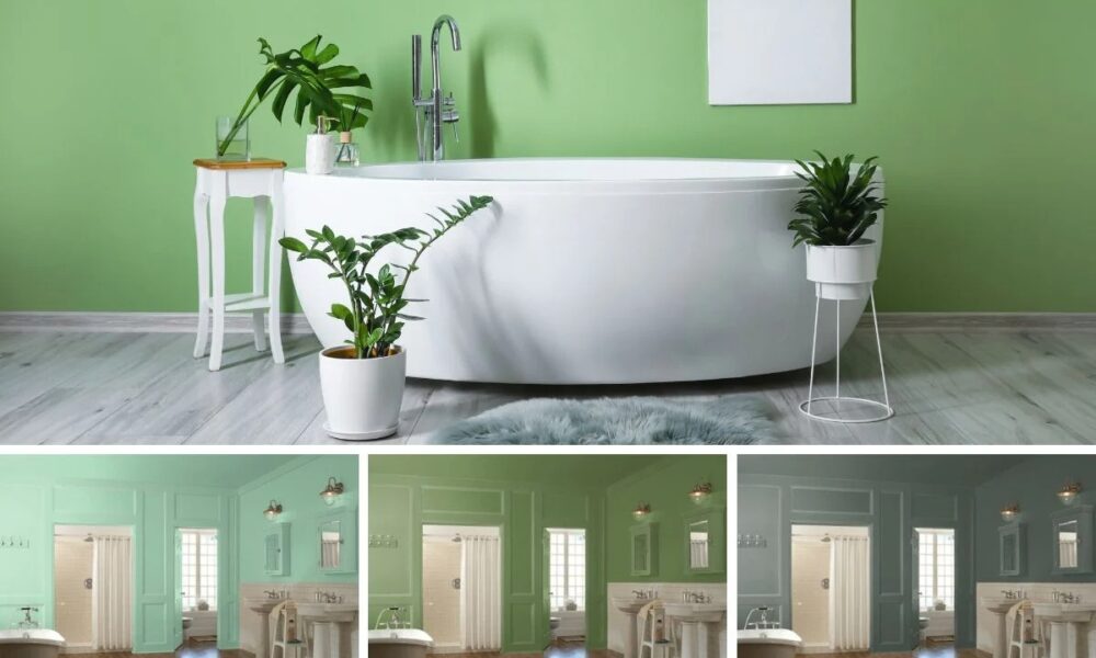 green bathroom ideas and accessories