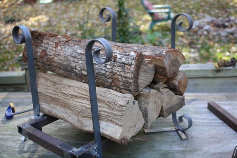 Antique Design Firewood Rack