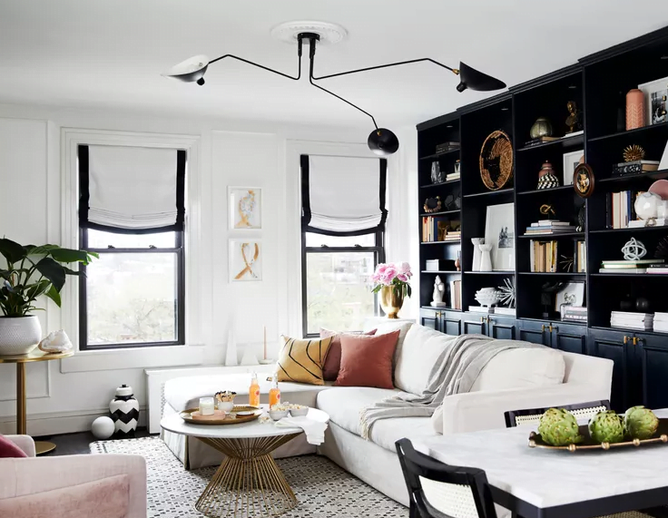 Black and White Living Room