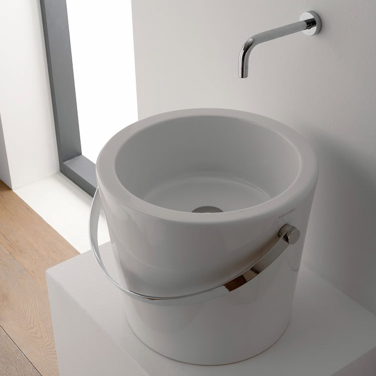 Bucket Shaped Bathroom Sink