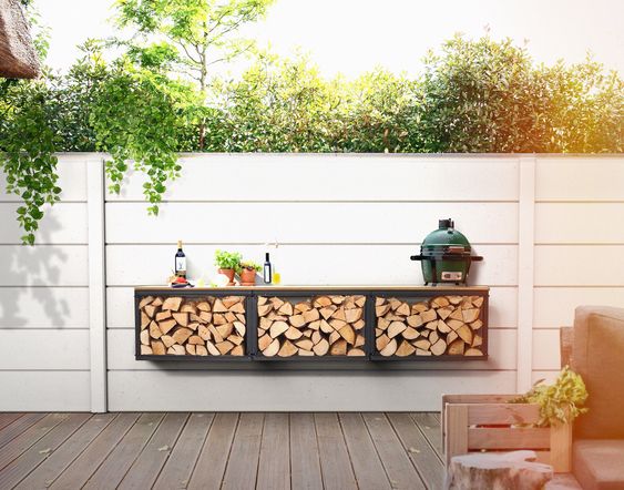 Building a Wooden Fireplace Near Outdoor Areas