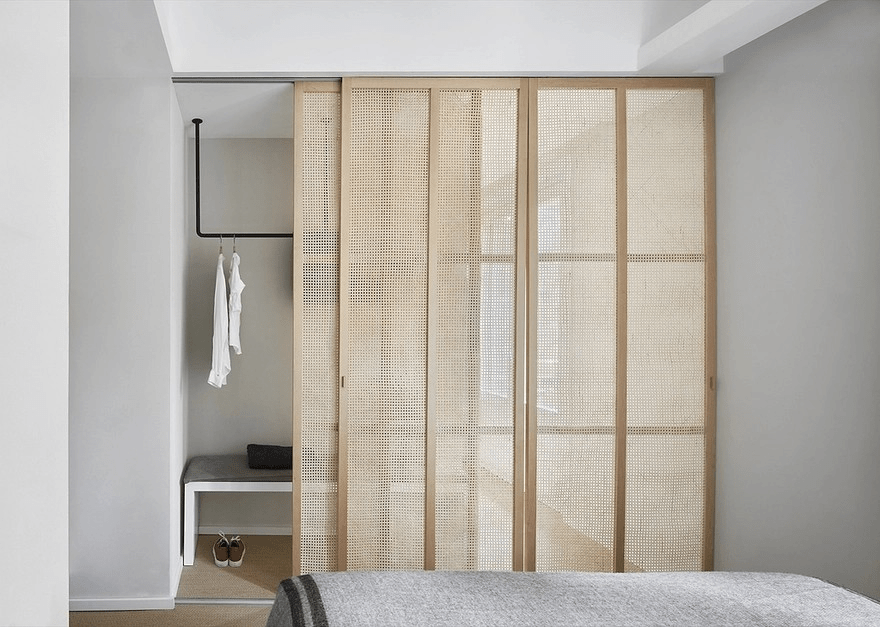 Cane Closet Doors