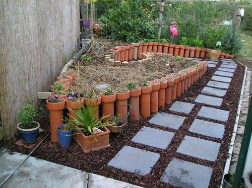 Edging with Containers