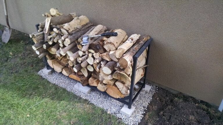 Firewood Rack Made from Aluminum