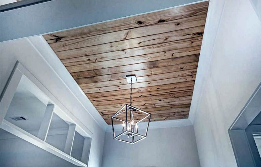 Go with a Unique Shiplap Ceiling