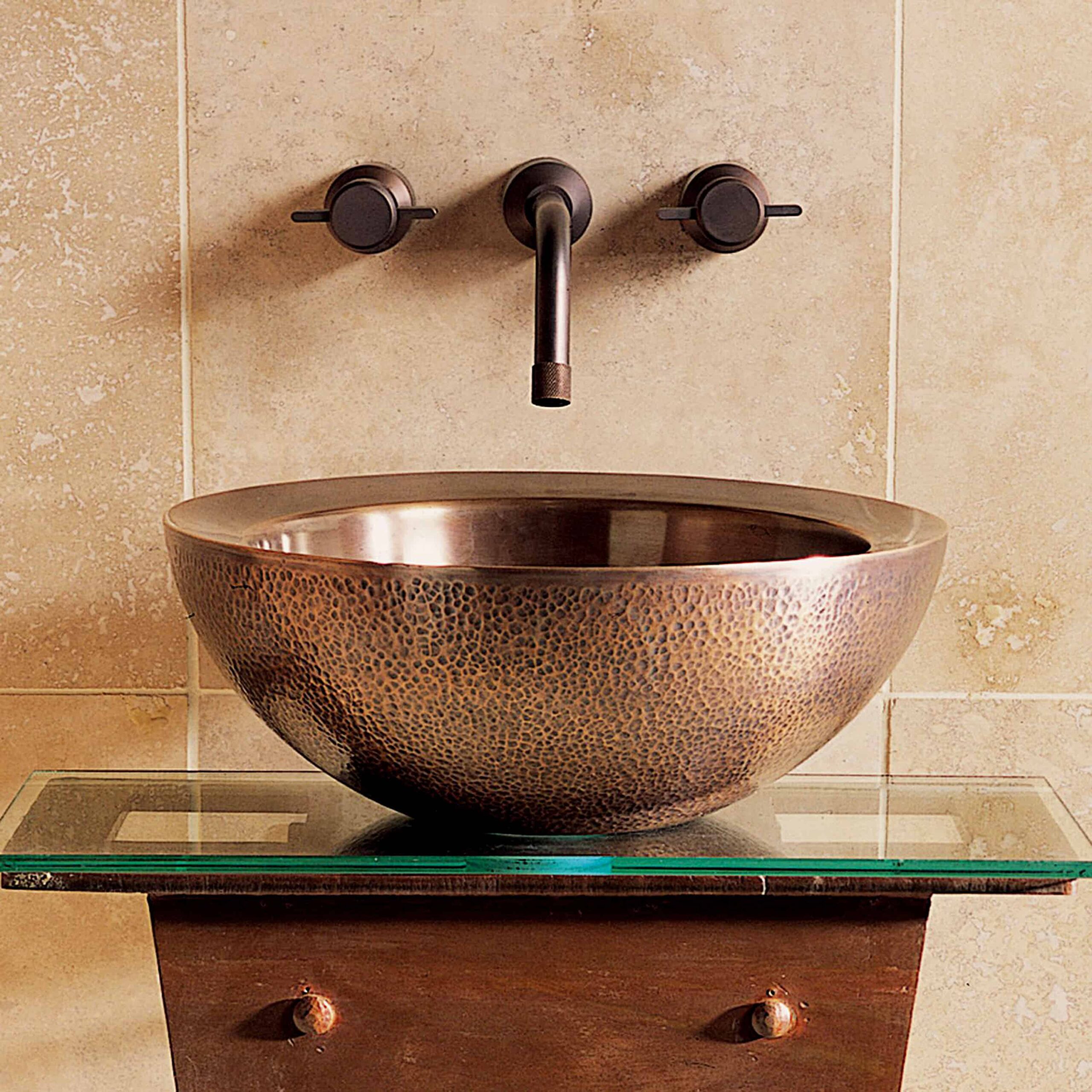 Metal Vessel Bathroom Sink