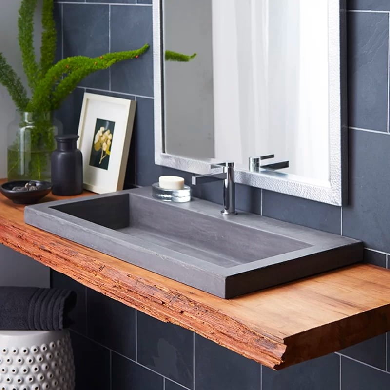 Modern Rustic Bathroom Sink