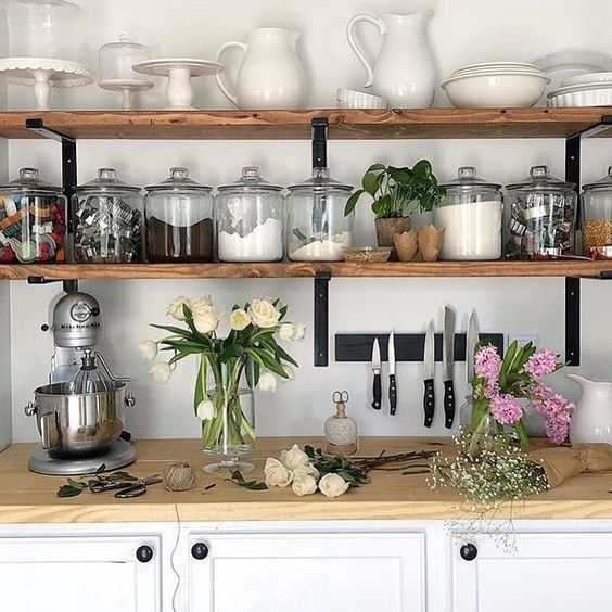 Open Cabinetry in The Kitchen