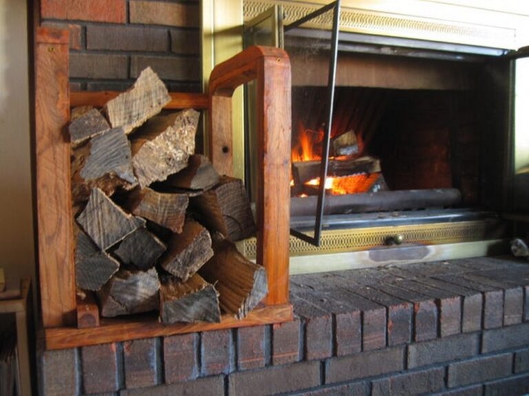 Post Box-Styled Firewood Rack