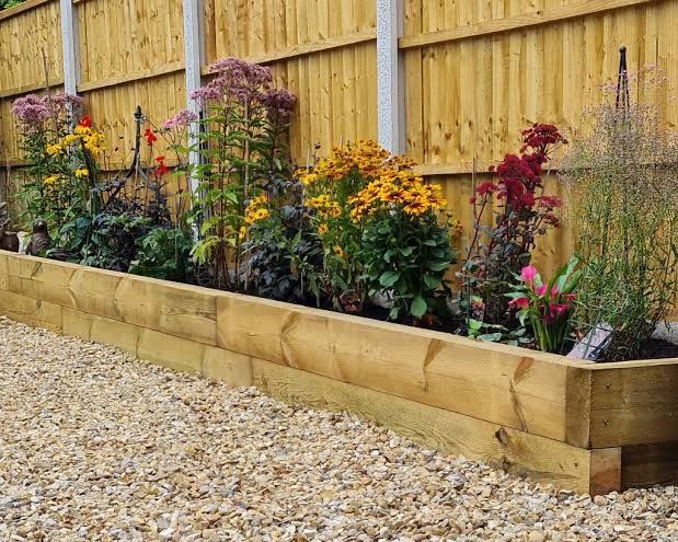 Railway Sleepers Edging