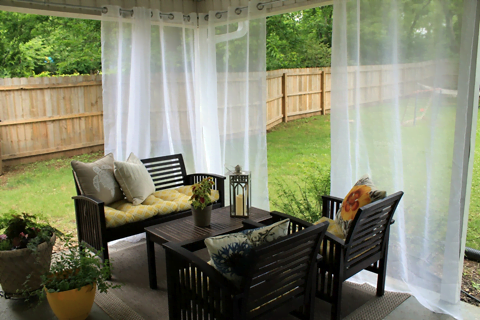 Rolling or Outdoor Curtains