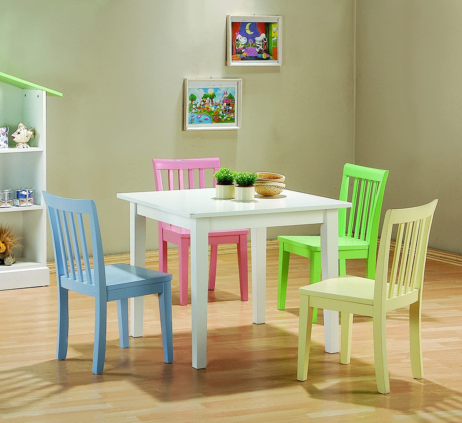 Rory 5-Piece Dining Set Multi Color