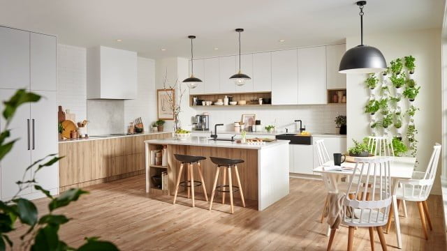 Scandinavian-Style Open Kitchen