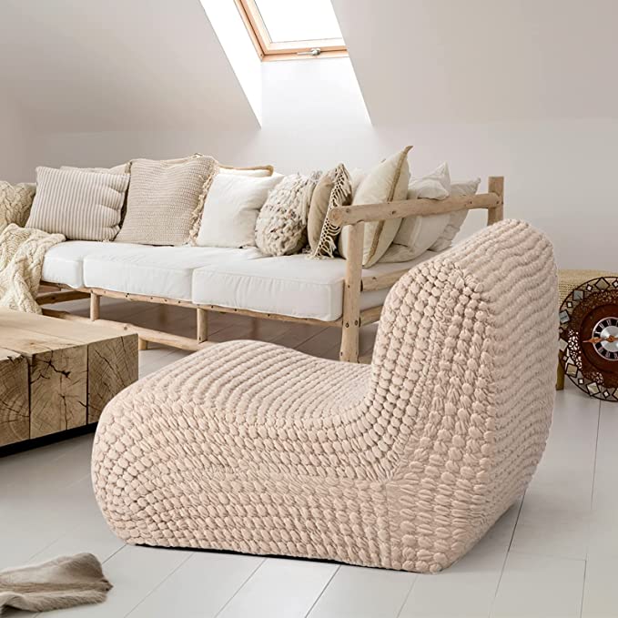 Single-Seater White Sofa