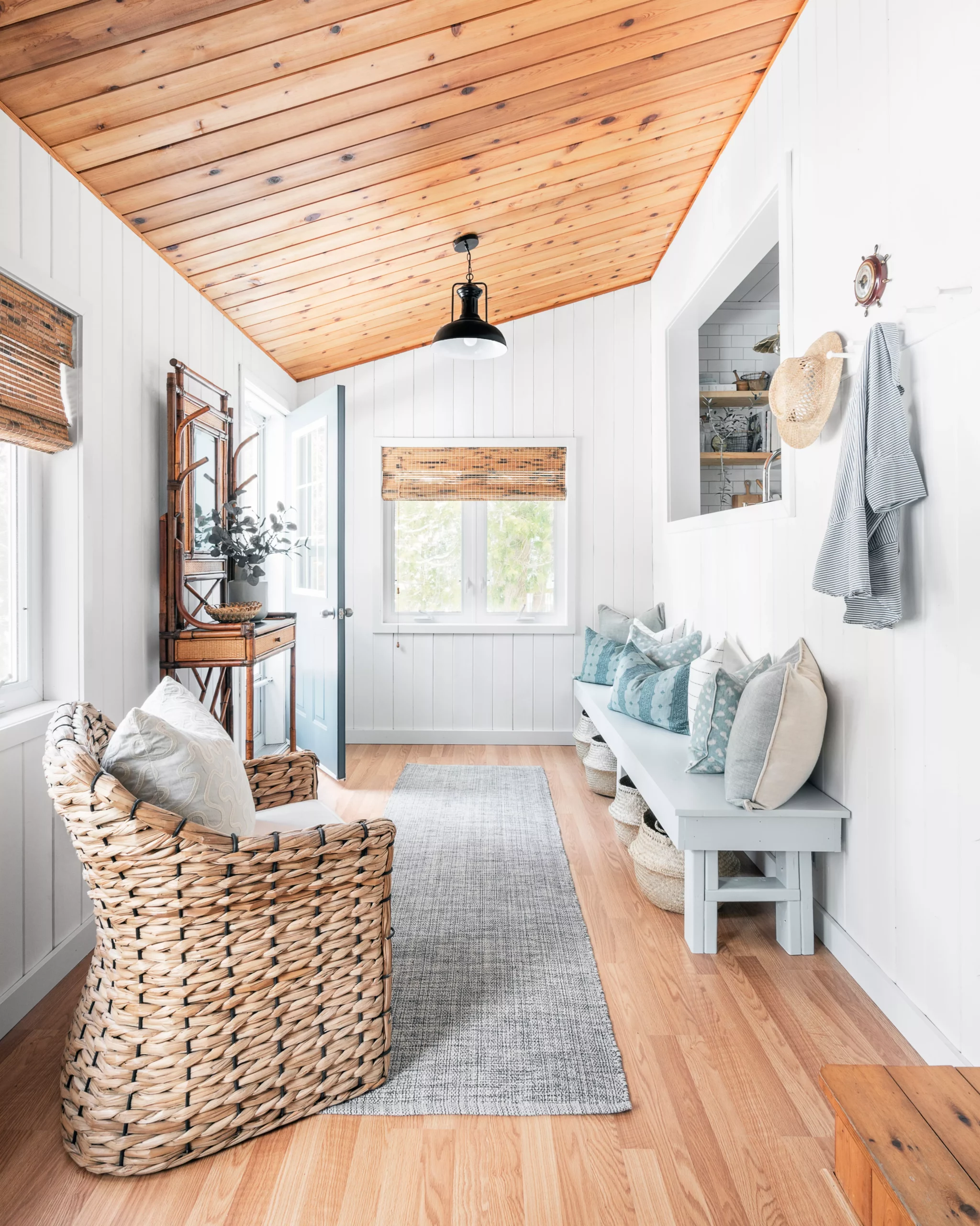 Slanted Shiplap Ceilings in a Sunroom .jpg