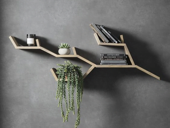 Tree Branch Bookshelf