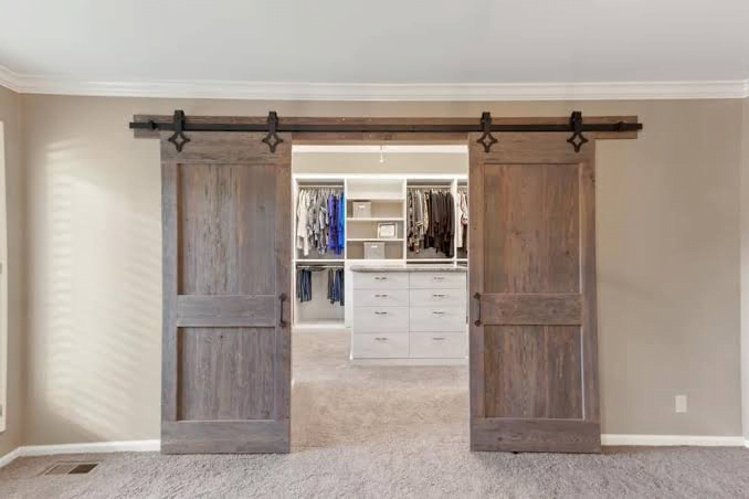 Wooden Closet Door