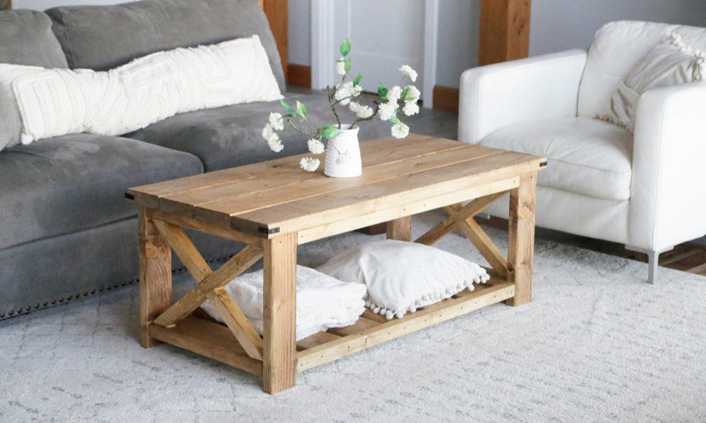 8-Board Farmhouse Coffee Table