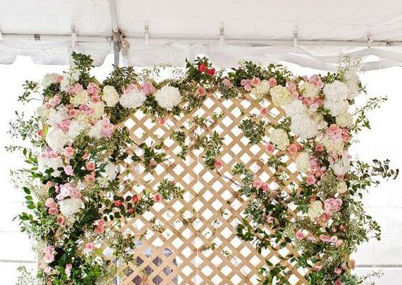 Backdrop Floral Grid