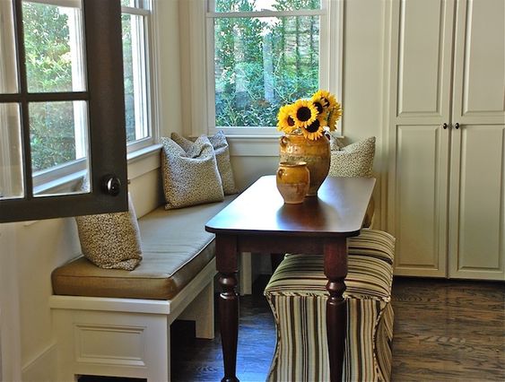 Breakfast Nook with Built-In Bench