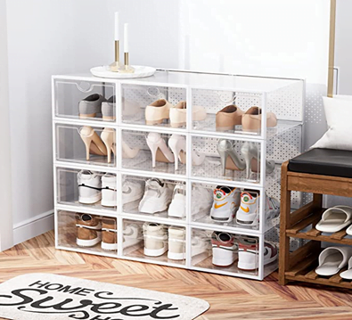 Clear Shoe Boxes