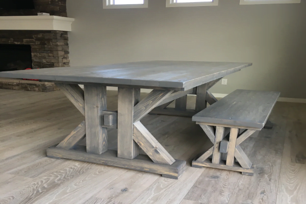 DIY French Farmhouse Dining Table