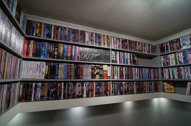 DVD Storage Closet