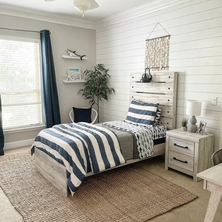 Experiment to Create a Nautical Theme with Dover White