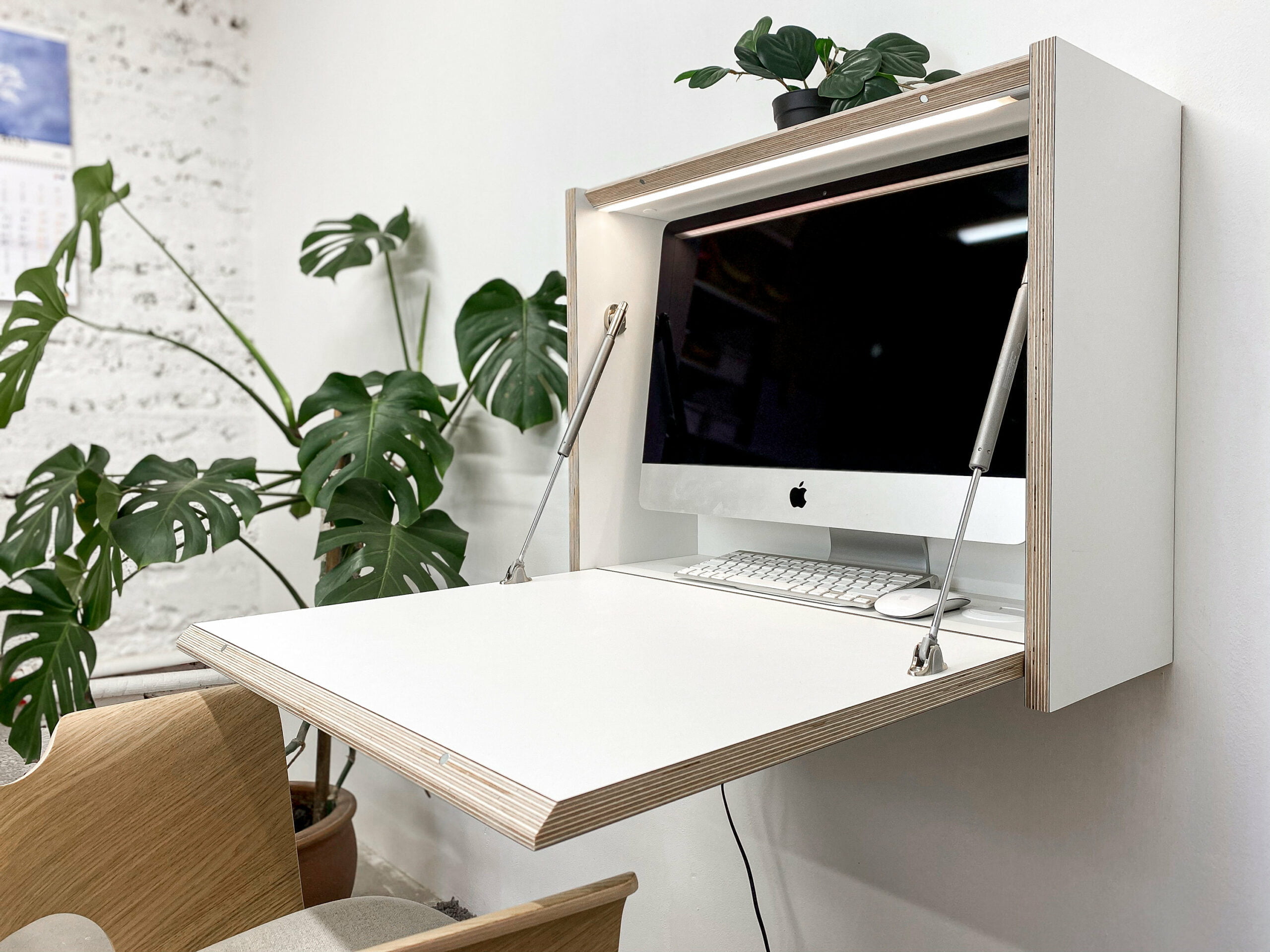 Fold-Down Wall Desk
