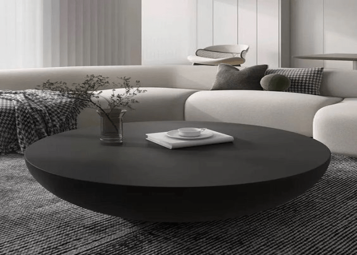 Go for An Authentic Black Drum Coffee Table