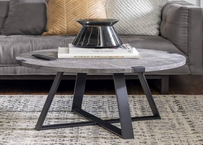 Grey Concrete Coffee Table