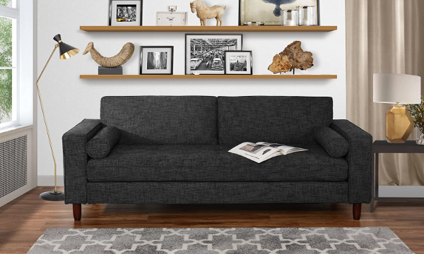 Grey Linen Couch