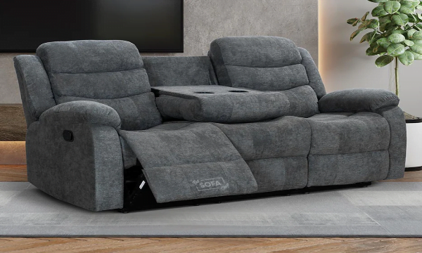 Grey Reclining Couch