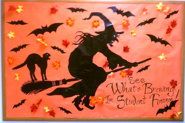 Halloween-Themed Bulletin Board