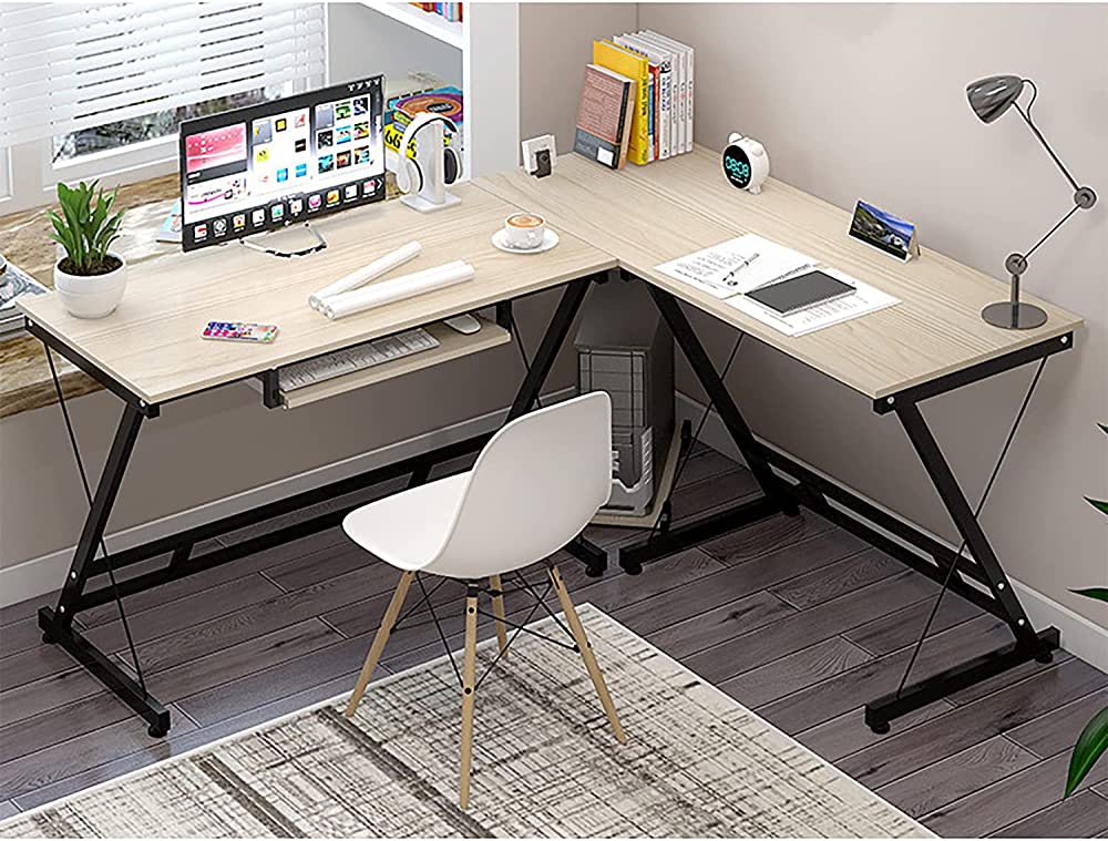 L-shaped DIY Desk