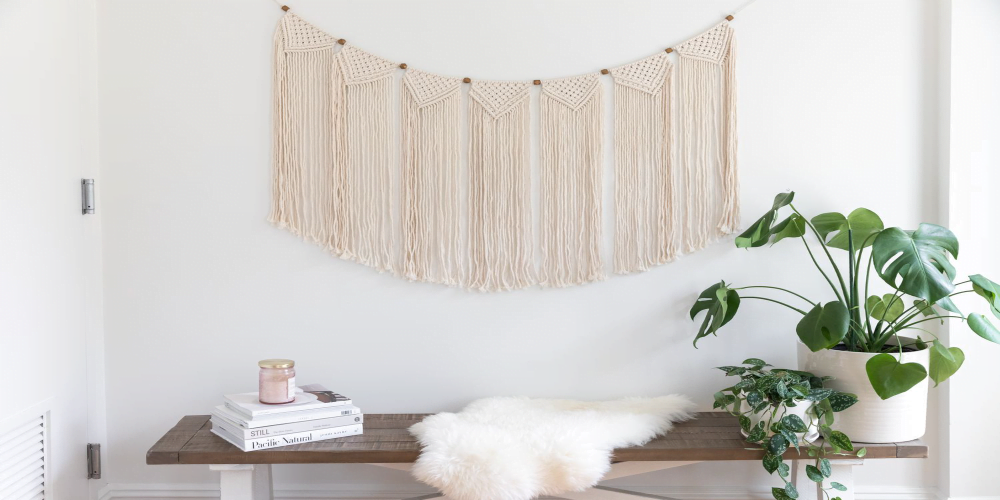 Macrame Wall Hangings and DIY Flower Walls