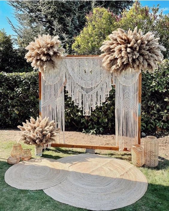 Macrame Wedding Backdrop