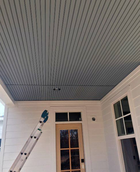 Metal Inexpensive Porch Ceiling Ideas