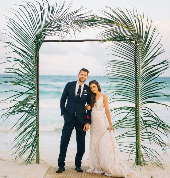 Palm Leaves Backdrop