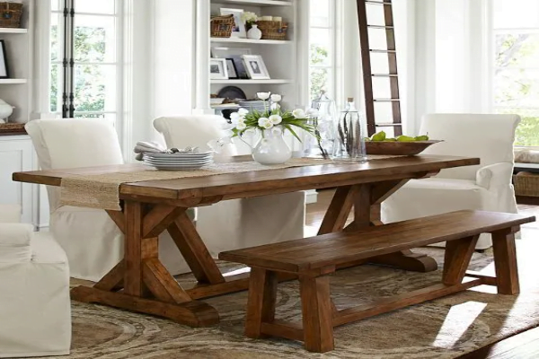 Pottery Barn Inspired Farmhouse Table