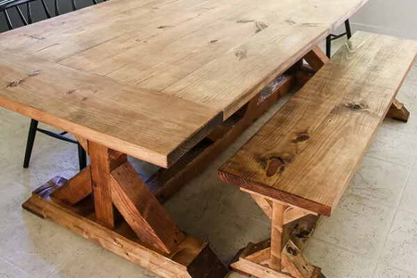 Restoration Hardware-Inspired Long Dining Table
