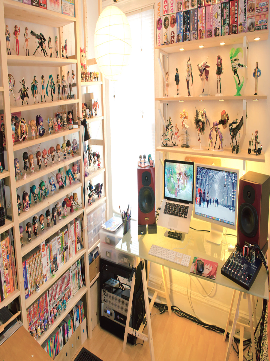 Room Shelf with Anime