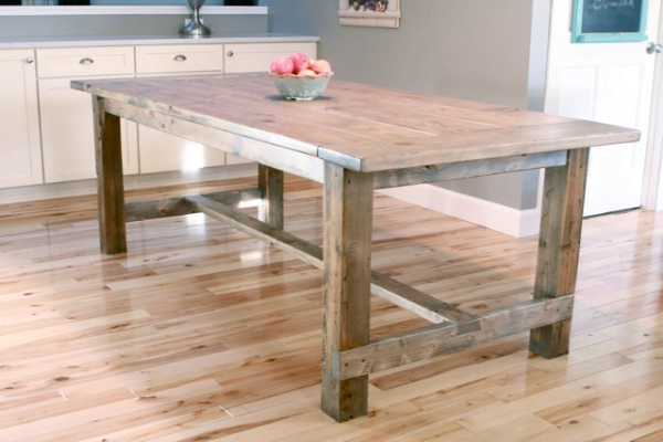 Rustic DIY Farmhouse Table