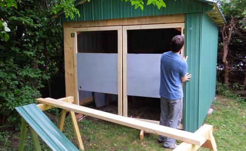 Seamless Shed Door